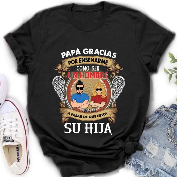 Personalized T-shirt/Long Sleeve / Sweatshirt / Hoodie for Father's day - Spanish Version