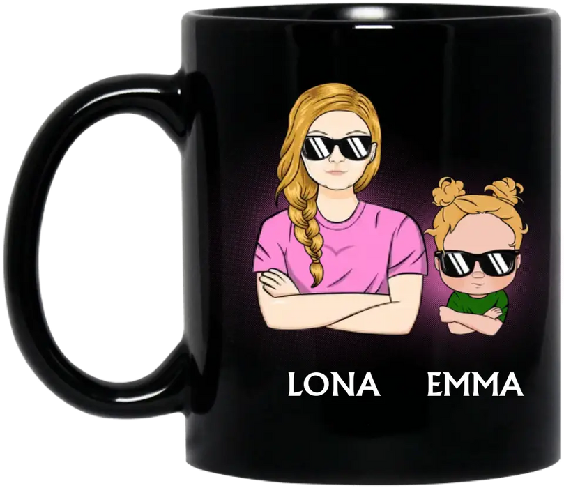 Custom Personalized Auntie Coffee Mug - Best Gift Idea For Aunt - They Call Me Aunt Because Partner In Crime Makes Me Sound Like A Bad Influence