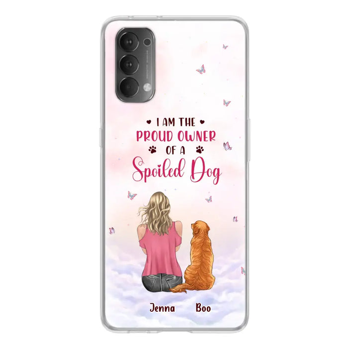 Custom Personalized Dog Mom Phone Case - Upto 5 Dogs - Gift Idea For Dog Lovers - I Am The Proud Owner Of A Spoiled Dog - Case for Xiaomi/Huawei/Oppo