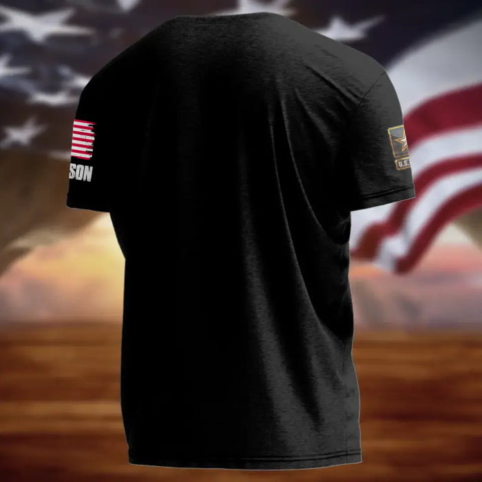 Custom Personalized Veteran T-shirt - Gift Idea For Veteran - Once A Soldier Always A Soldier