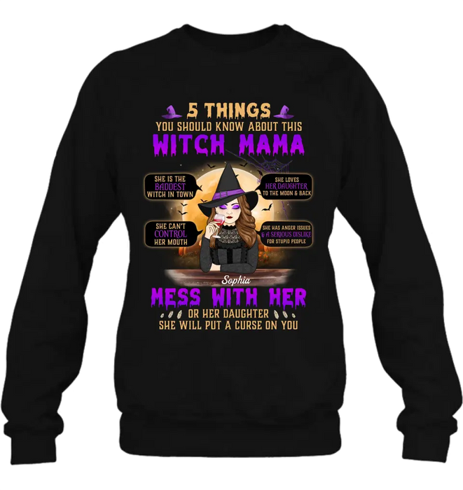 Custom Personalized Witch Mom Shirt/Hoodie - Best Gift Idea For Halloween/Mom - 5 Things You Should Know About This Witch Mama