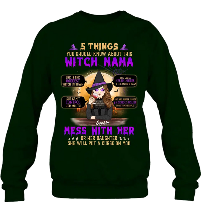 Custom Personalized Witch Mom Shirt/Hoodie - Best Gift Idea For Halloween/Mom - 5 Things You Should Know About This Witch Mama