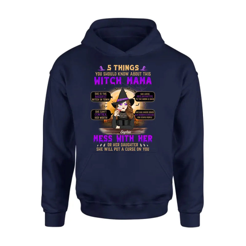 Personalized Witch Mom Shirt/Hoodie - Best Gift Idea For Halloween/Mom - 5 Things You Should Know About This Witch Mama