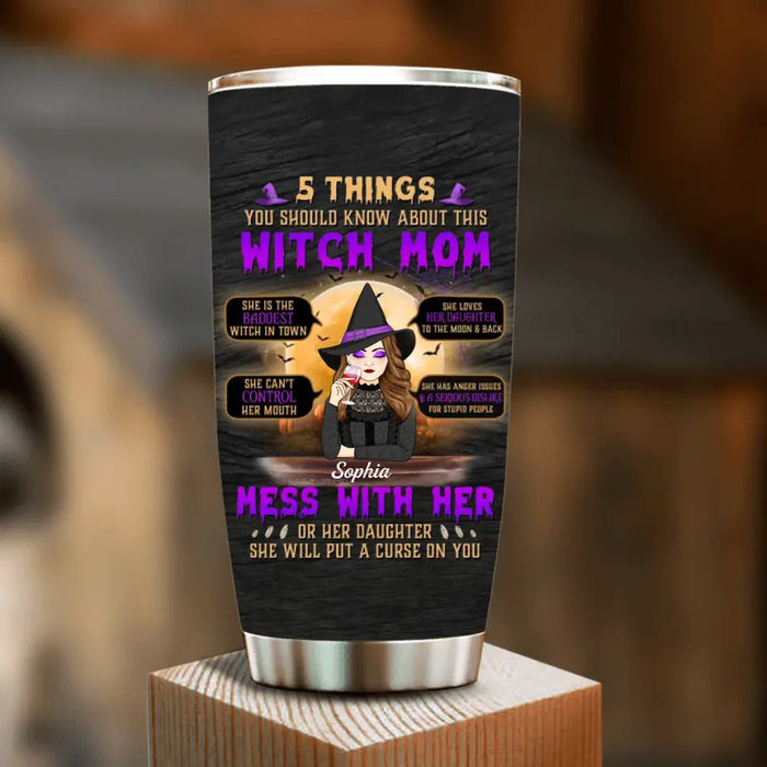 Custom Personalized Witch Mom Tumbler - Best Gift Idea For Halloween/Mom - 5 Things You Should Know About This Witch Mom