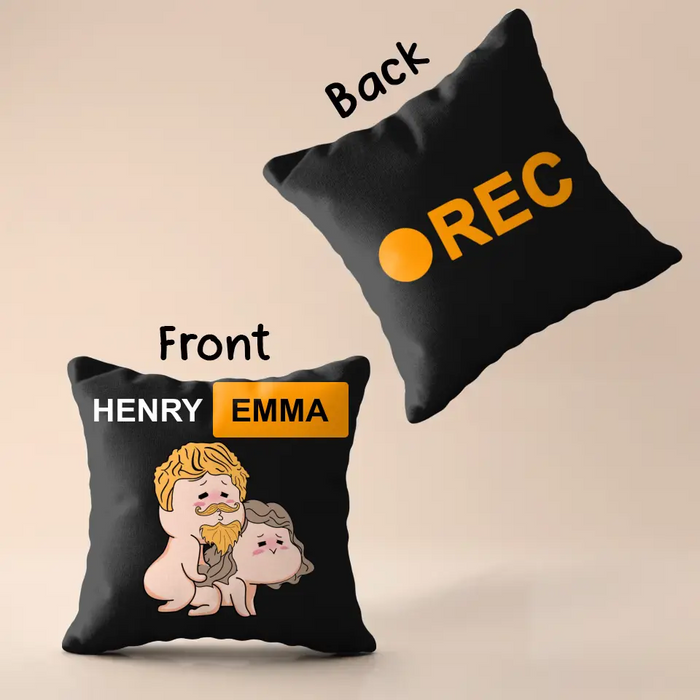 Custom Personalized Pillow Cover - Best Gift Idea For Husband/ Wife/ Birthday/ Anniversary