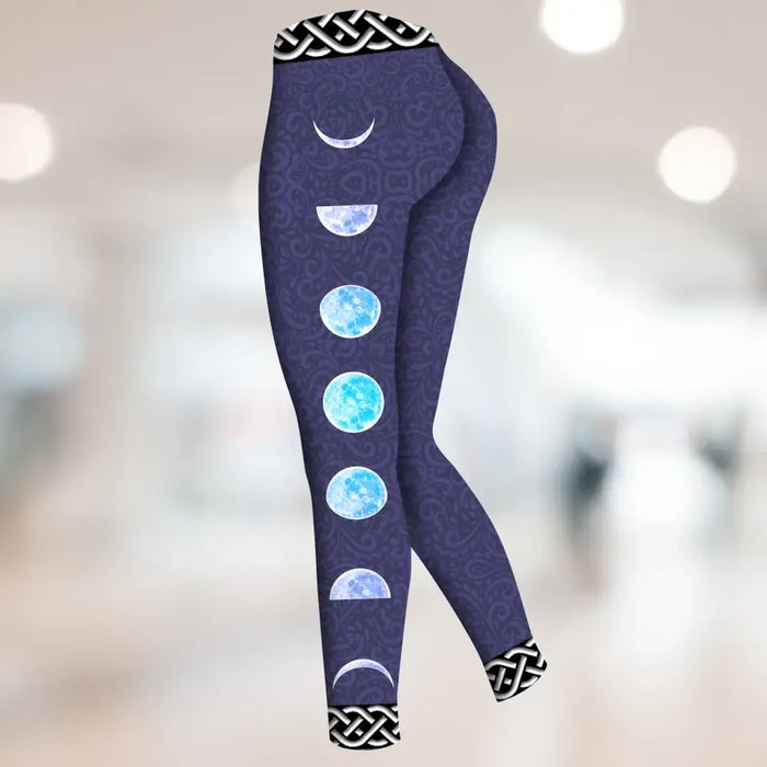 Personalized Witch AOP Women's Racerback Tank Top/Legging - Gift Idea for Witch Lovers - In My Defense The Moon Was Full And I Was Left Unsupervised