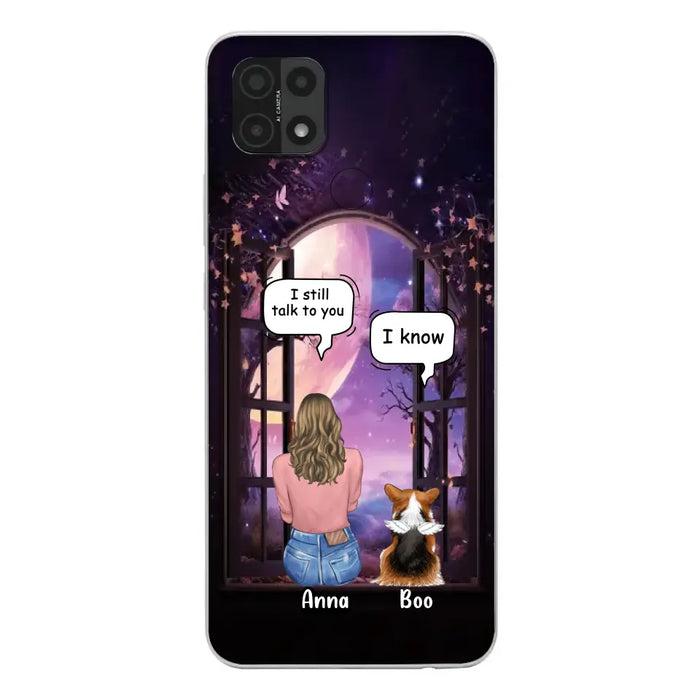 Custom Personalized Memorial Pet Phone Case - Upto 4 Dogs/Cats/Rabbits - Memorial Gift Idea for Dog/Cat/Rabbit Owners - Case For Oppo/Xiaomi/Huawei