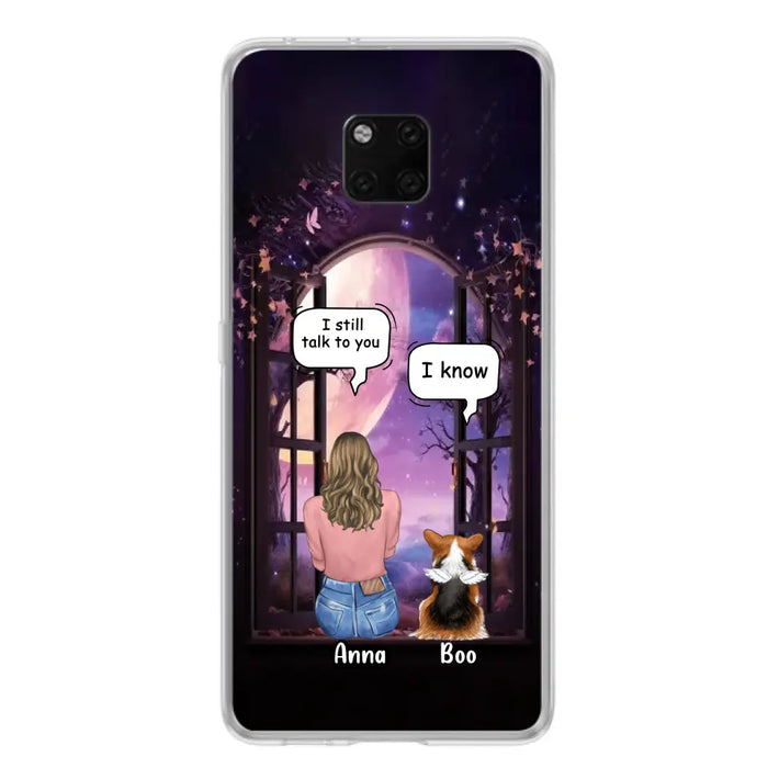 Custom Personalized Memorial Pet Phone Case - Upto 4 Dogs/Cats/Rabbits - Memorial Gift Idea for Dog/Cat/Rabbit Owners - Case For Oppo/Xiaomi/Huawei