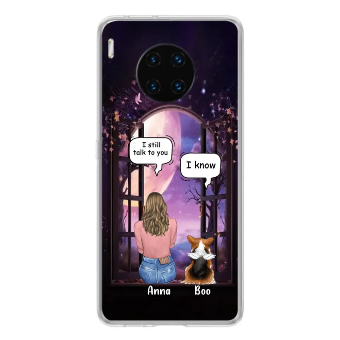 Custom Personalized Memorial Pet Phone Case - Upto 4 Dogs/Cats/Rabbits - Memorial Gift Idea for Dog/Cat/Rabbit Owners - Case For Oppo/Xiaomi/Huawei