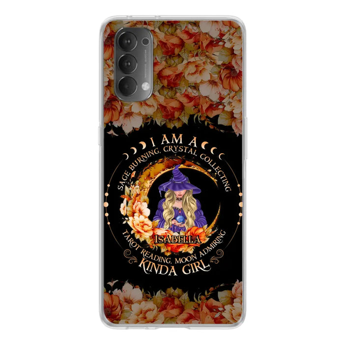 Custom Personalized Witch Phone Case - Gift Idea For Halloween - I Am A Sage Burning, Crystal Collecting, Tarot Reading, Moon Admiring Kinda Girl - Cases For Oppo/Xiaomi/Huawei