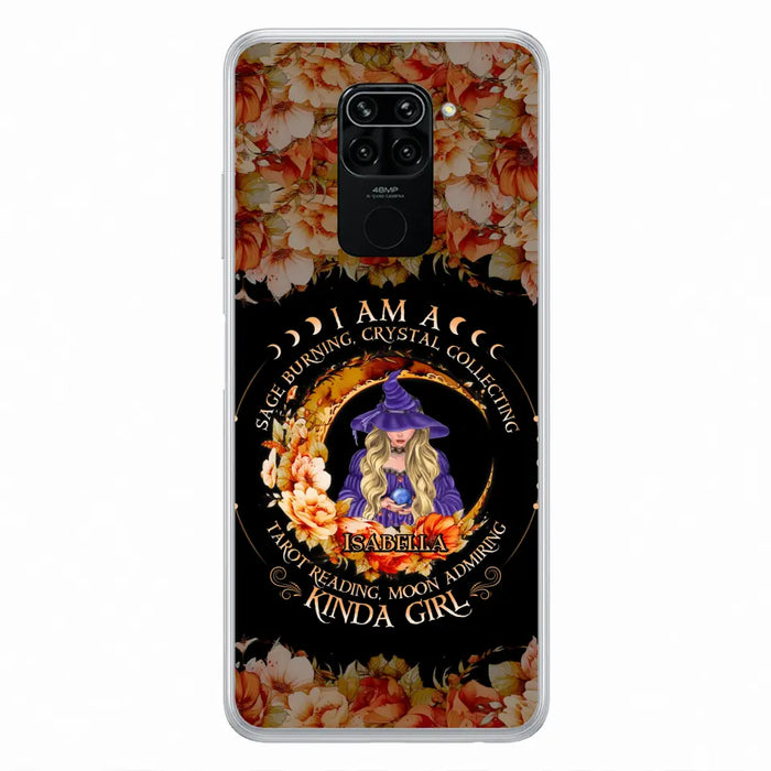 Custom Personalized Witch Phone Case - Gift Idea For Halloween - I Am A Sage Burning, Crystal Collecting, Tarot Reading, Moon Admiring Kinda Girl - Cases For Oppo/Xiaomi/Huawei