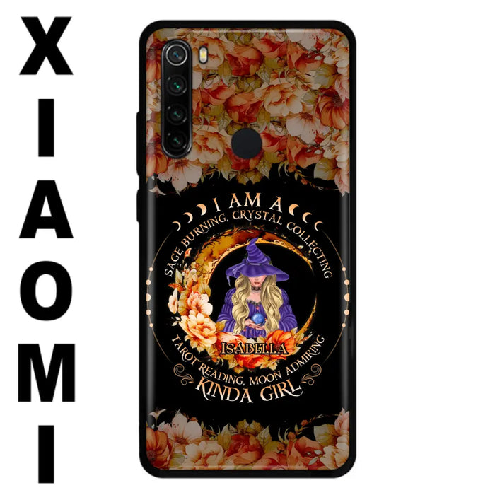 Custom Personalized Witch Phone Case - Gift Idea For Halloween - I Am A Sage Burning, Crystal Collecting, Tarot Reading, Moon Admiring Kinda Girl - Cases For Oppo/Xiaomi/Huawei