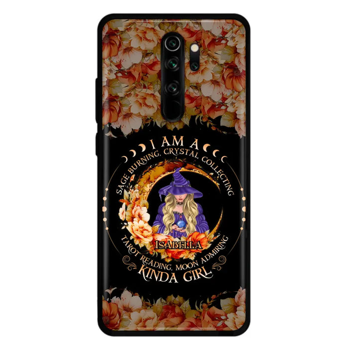 Custom Personalized Witch Phone Case - Gift Idea For Halloween - I Am A Sage Burning, Crystal Collecting, Tarot Reading, Moon Admiring Kinda Girl - Cases For Oppo/Xiaomi/Huawei