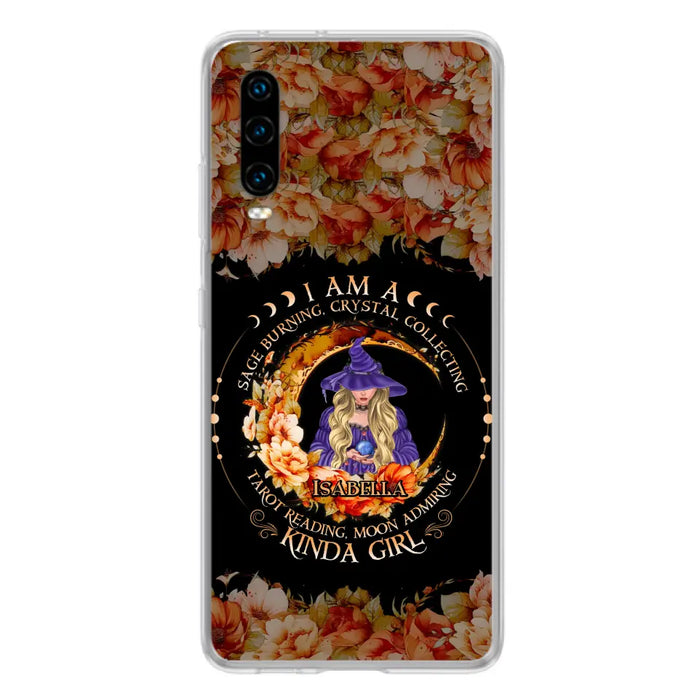 Custom Personalized Witch Phone Case - Gift Idea For Halloween - I Am A Sage Burning, Crystal Collecting, Tarot Reading, Moon Admiring Kinda Girl - Cases For Oppo/Xiaomi/Huawei