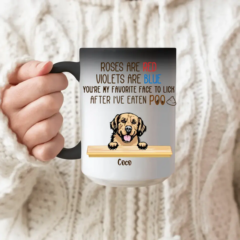 Personalized Dog Mom/Dad Color Changing Mug - Gift Idea For Dog Lovers/Dog Owners