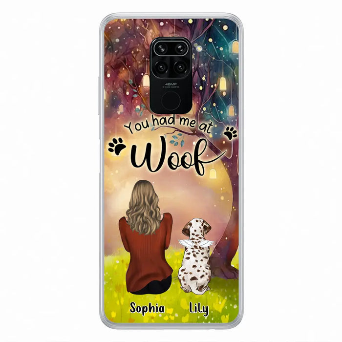 Custom Personalized Memorial Dog Mom Phone Case - Upto 3 Dogs - Memorial Gift Idea for Dog Lovers - You Had Me At Woof - Case For Xiaomi/Oppo/Huawei