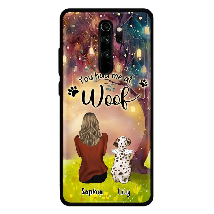 Custom Personalized Memorial Dog Mom Phone Case - Upto 3 Dogs - Memorial Gift Idea for Dog Lovers - You Had Me At Woof - Case For Xiaomi/Oppo/Huawei