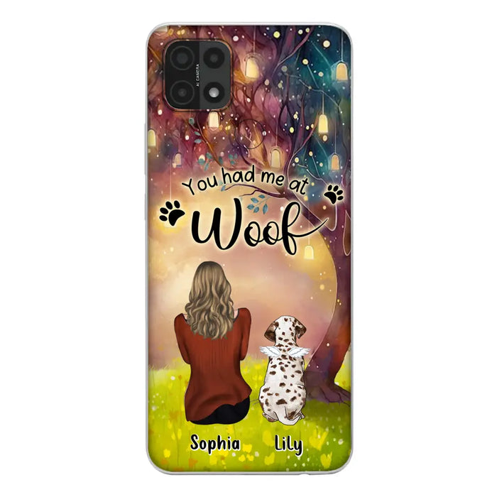 Custom Personalized Memorial Dog Mom Phone Case - Upto 3 Dogs - Memorial Gift Idea for Dog Lovers - You Had Me At Woof - Case For Xiaomi/Oppo/Huawei