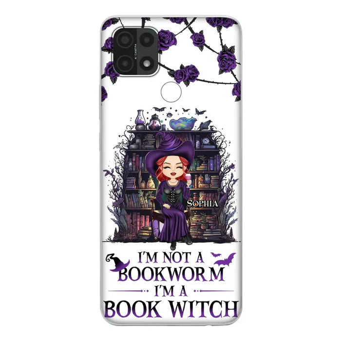 Personalized Witch Phone Case - Halloween Gift Idea For Witch Lovers/Book Lovers - I'm Not A Book Worm I'm A Book Witch - Case For Oppo/Xiaomi/Huawei