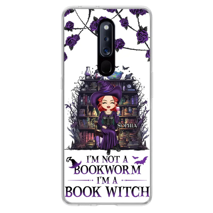 Personalized Witch Phone Case - Halloween Gift Idea For Witch Lovers/Book Lovers - I'm Not A Book Worm I'm A Book Witch - Case For Oppo/Xiaomi/Huawei