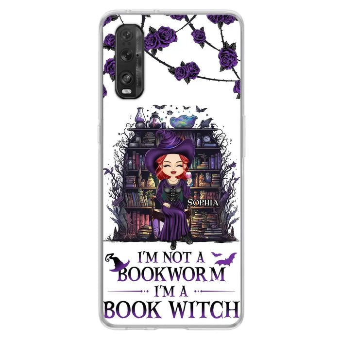 Personalized Witch Phone Case - Halloween Gift Idea For Witch Lovers/Book Lovers - I'm Not A Book Worm I'm A Book Witch - Case For Oppo/Xiaomi/Huawei