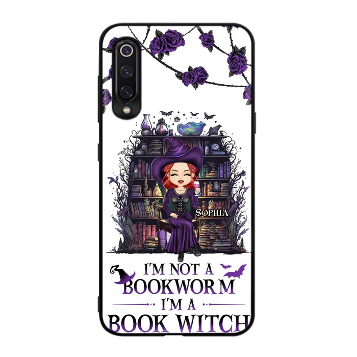 Personalized Witch Phone Case - Halloween Gift Idea For Witch Lovers/Book Lovers - I'm Not A Book Worm I'm A Book Witch - Case For Oppo/Xiaomi/Huawei