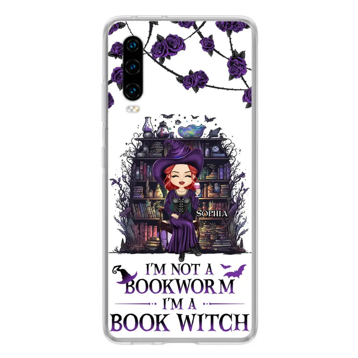 Personalized Witch Phone Case - Halloween Gift Idea For Witch Lovers/Book Lovers - I'm Not A Book Worm I'm A Book Witch - Case For Oppo/Xiaomi/Huawei