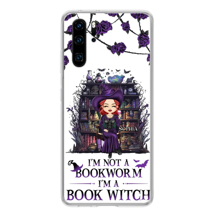 Personalized Witch Phone Case - Halloween Gift Idea For Witch Lovers/Book Lovers - I'm Not A Book Worm I'm A Book Witch - Case For Oppo/Xiaomi/Huawei