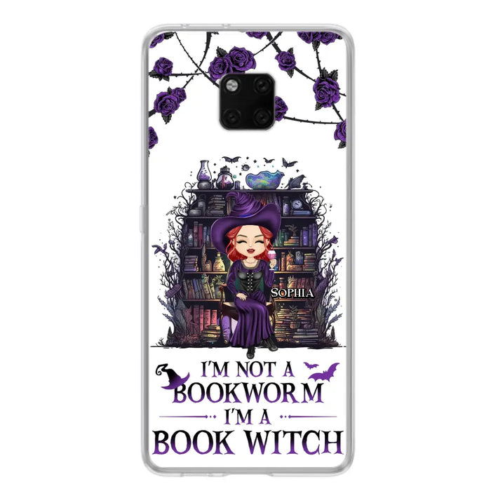 Personalized Witch Phone Case - Halloween Gift Idea For Witch Lovers/Book Lovers - I'm Not A Book Worm I'm A Book Witch - Case For Oppo/Xiaomi/Huawei