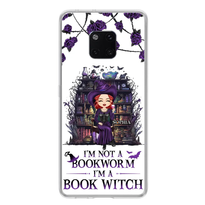 Personalized Witch Phone Case - Halloween Gift Idea For Witch Lovers/Book Lovers - I'm Not A Book Worm I'm A Book Witch - Case For Oppo/Xiaomi/Huawei