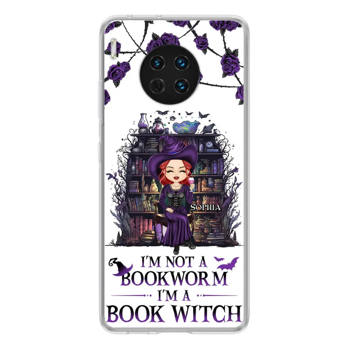 Personalized Witch Phone Case - Halloween Gift Idea For Witch Lovers/Book Lovers - I'm Not A Book Worm I'm A Book Witch - Case For Oppo/Xiaomi/Huawei