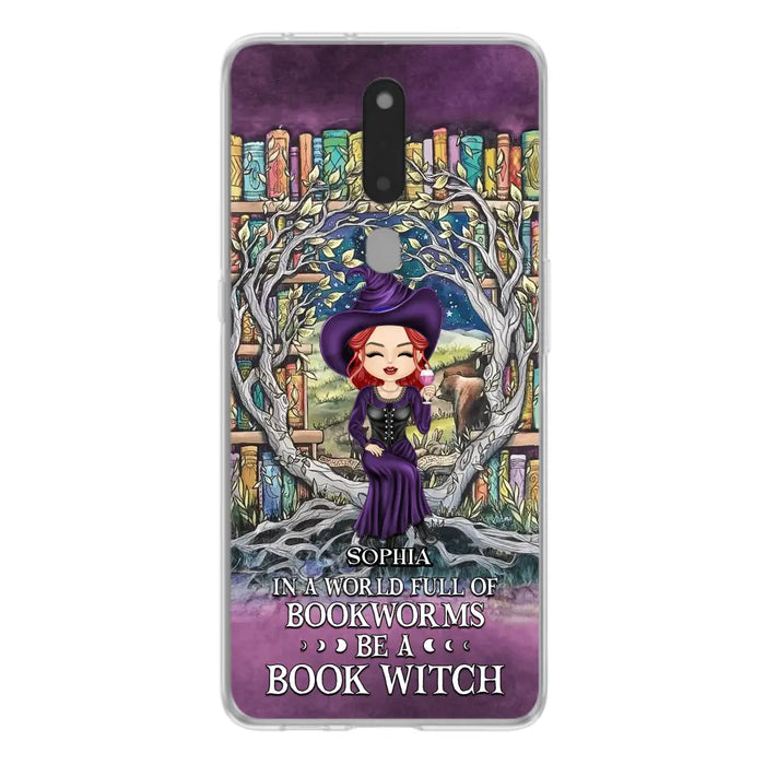 Personalized Witch Phone Case - Halloween Gift Idea For Witch Lovers/Book Lovers - In A World Full Of Bookworms Be A Book Witch - Case For Oppo/Xiaomi/Huawei