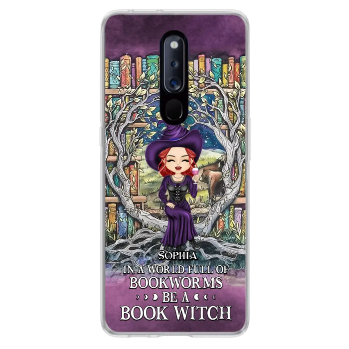 Personalized Witch Phone Case - Halloween Gift Idea For Witch Lovers/Book Lovers - In A World Full Of Bookworms Be A Book Witch - Case For Oppo/Xiaomi/Huawei