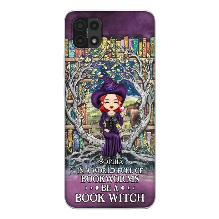 Personalized Witch Phone Case - Halloween Gift Idea For Witch Lovers/Book Lovers - In A World Full Of Bookworms Be A Book Witch - Case For Oppo/Xiaomi/Huawei