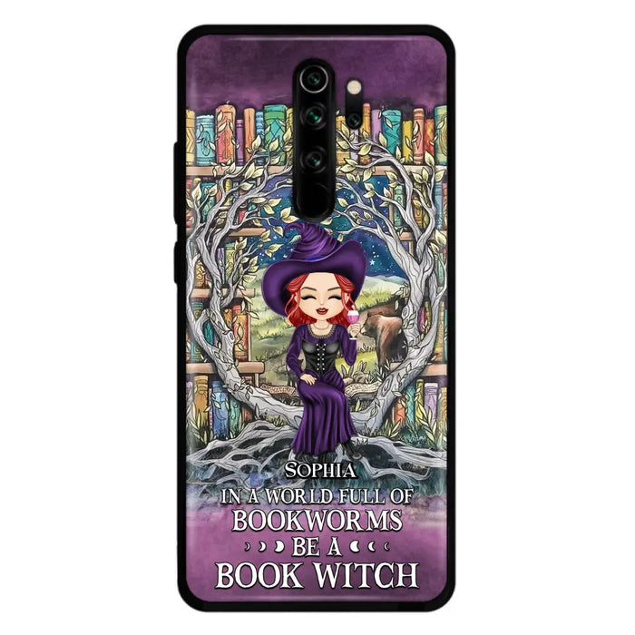 Personalized Witch Phone Case - Halloween Gift Idea For Witch Lovers/Book Lovers - In A World Full Of Bookworms Be A Book Witch - Case For Oppo/Xiaomi/Huawei