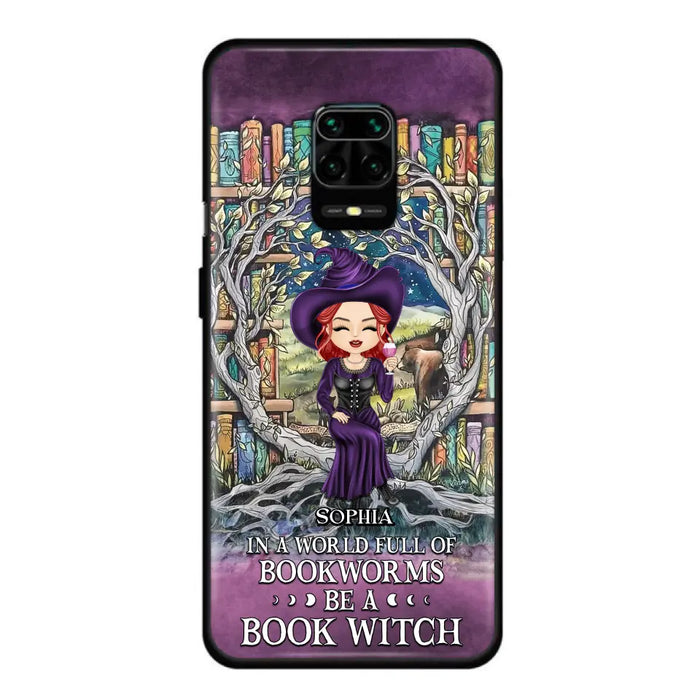 Personalized Witch Phone Case - Halloween Gift Idea For Witch Lovers/Book Lovers - In A World Full Of Bookworms Be A Book Witch - Case For Oppo/Xiaomi/Huawei