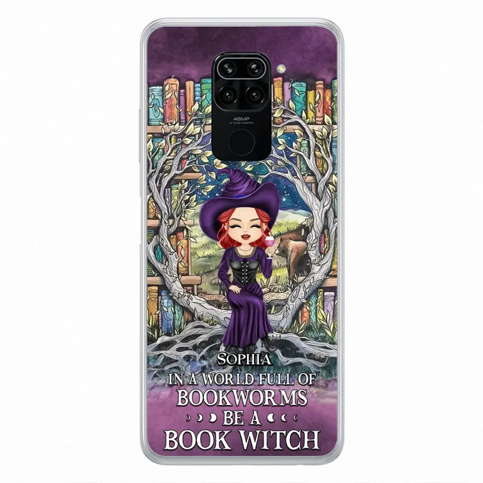 Personalized Witch Phone Case - Halloween Gift Idea For Witch Lovers/Book Lovers - In A World Full Of Bookworms Be A Book Witch - Case For Oppo/Xiaomi/Huawei