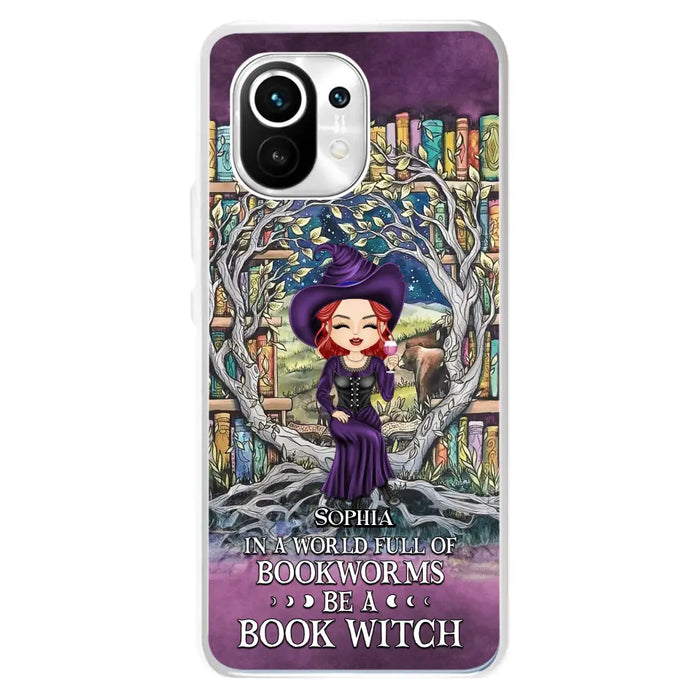 Personalized Witch Phone Case - Halloween Gift Idea For Witch Lovers/Book Lovers - In A World Full Of Bookworms Be A Book Witch - Case For Oppo/Xiaomi/Huawei