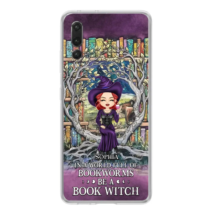 Personalized Witch Phone Case - Halloween Gift Idea For Witch Lovers/Book Lovers - In A World Full Of Bookworms Be A Book Witch - Case For Oppo/Xiaomi/Huawei