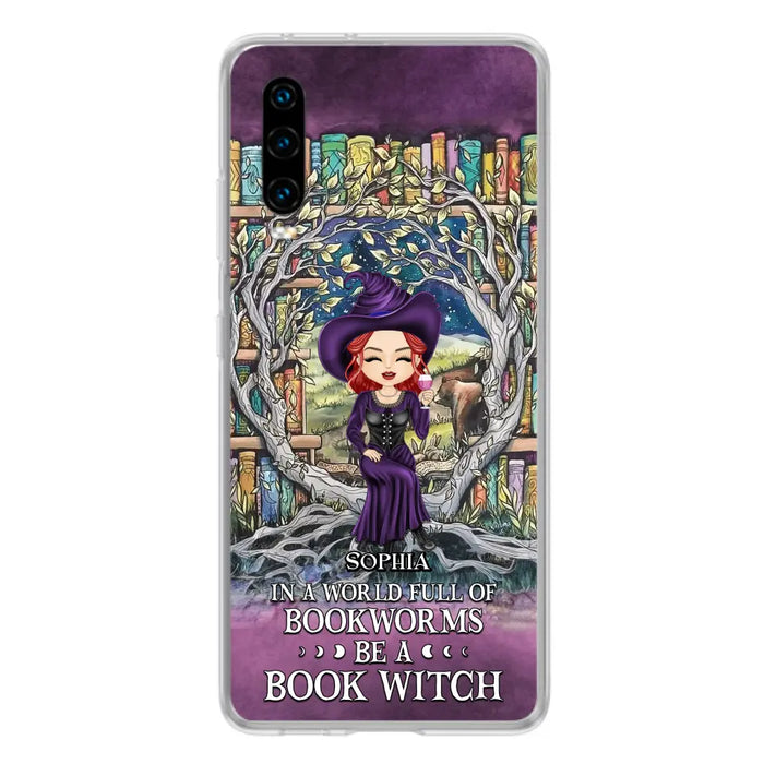 Personalized Witch Phone Case - Halloween Gift Idea For Witch Lovers/Book Lovers - In A World Full Of Bookworms Be A Book Witch - Case For Oppo/Xiaomi/Huawei