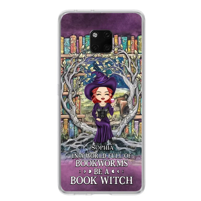 Personalized Witch Phone Case - Halloween Gift Idea For Witch Lovers/Book Lovers - In A World Full Of Bookworms Be A Book Witch - Case For Oppo/Xiaomi/Huawei