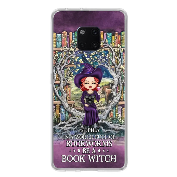 Personalized Witch Phone Case - Halloween Gift Idea For Witch Lovers/Book Lovers - In A World Full Of Bookworms Be A Book Witch - Case For Oppo/Xiaomi/Huawei