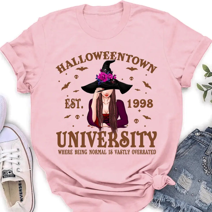 Custom Personalized Halloweentown Shirt/Hoodie - Halloween Gift Idea - Halloweentown University Where Being Normal Is Vastly Overrated