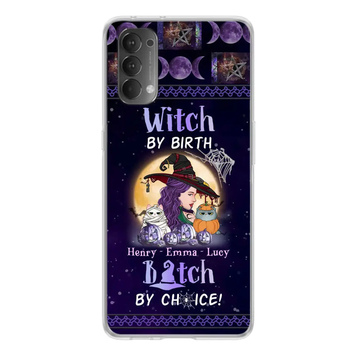 Personalized Witch Mom Phone Case - Gift Idea For Halloween/Witch/Pet Lovers - Witch By Birth Bitch By Choice - Case For Oppo/Xiaomi/Huawei