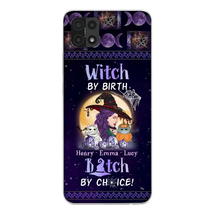 Personalized Witch Mom Phone Case - Gift Idea For Halloween/Witch/Pet Lovers - Witch By Birth Bitch By Choice - Case For Oppo/Xiaomi/Huawei