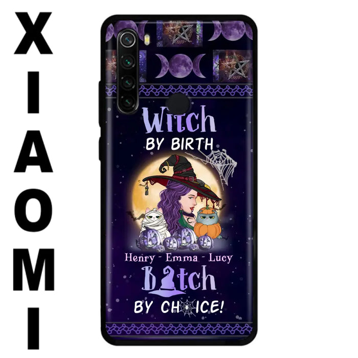 Personalized Witch Mom Phone Case - Gift Idea For Halloween/Witch/Pet Lovers - Witch By Birth Bitch By Choice - Case For Oppo/Xiaomi/Huawei