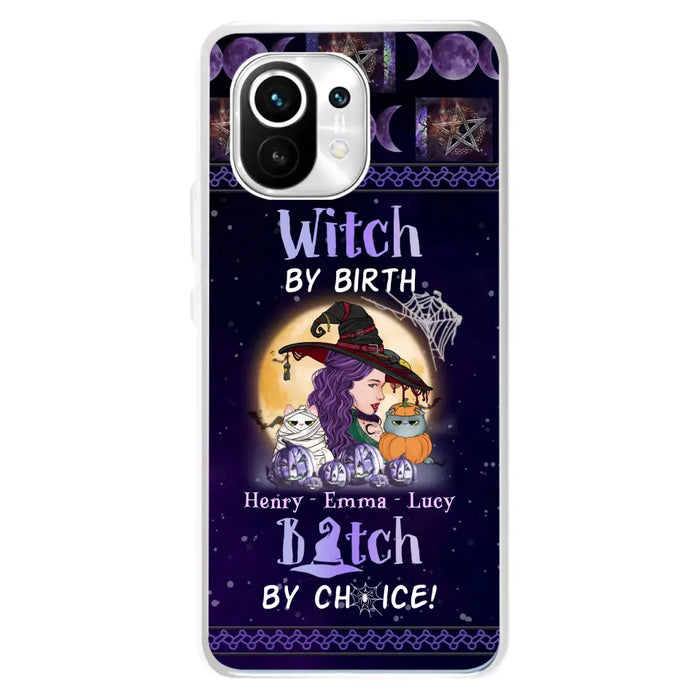 Personalized Witch Mom Phone Case - Gift Idea For Halloween/Witch/Pet Lovers - Witch By Birth Bitch By Choice - Case For Oppo/Xiaomi/Huawei