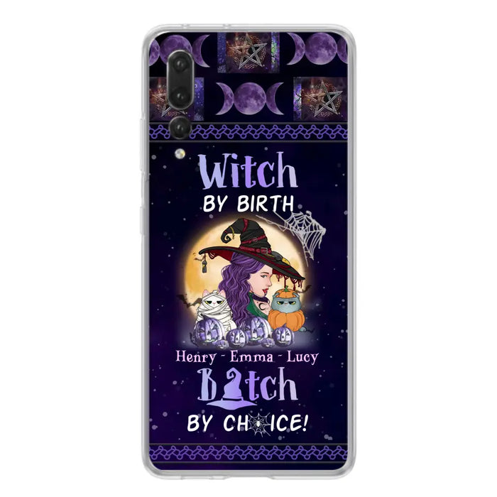 Personalized Witch Mom Phone Case - Gift Idea For Halloween/Witch/Pet Lovers - Witch By Birth Bitch By Choice - Case For Oppo/Xiaomi/Huawei