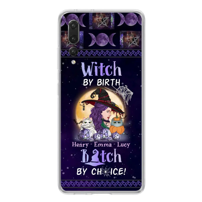 Personalized Witch Mom Phone Case - Gift Idea For Halloween/Witch/Pet Lovers - Witch By Birth Bitch By Choice - Case For Oppo/Xiaomi/Huawei