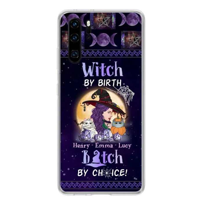 Personalized Witch Mom Phone Case - Gift Idea For Halloween/Witch/Pet Lovers - Witch By Birth Bitch By Choice - Case For Oppo/Xiaomi/Huawei